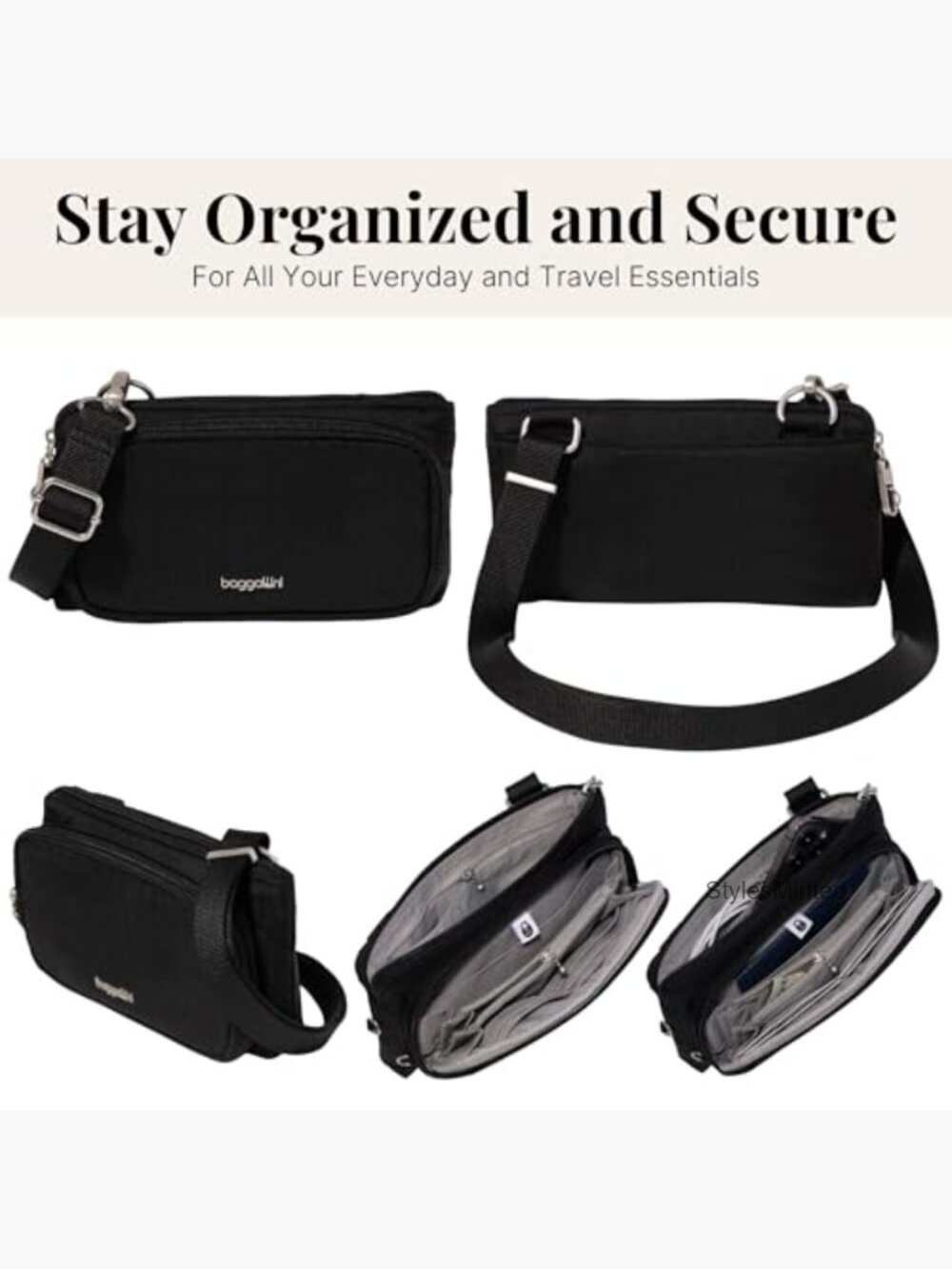 Anti-Theft Mini Wallet Crossbody with RFID Blocking - Picture 5 of 7
